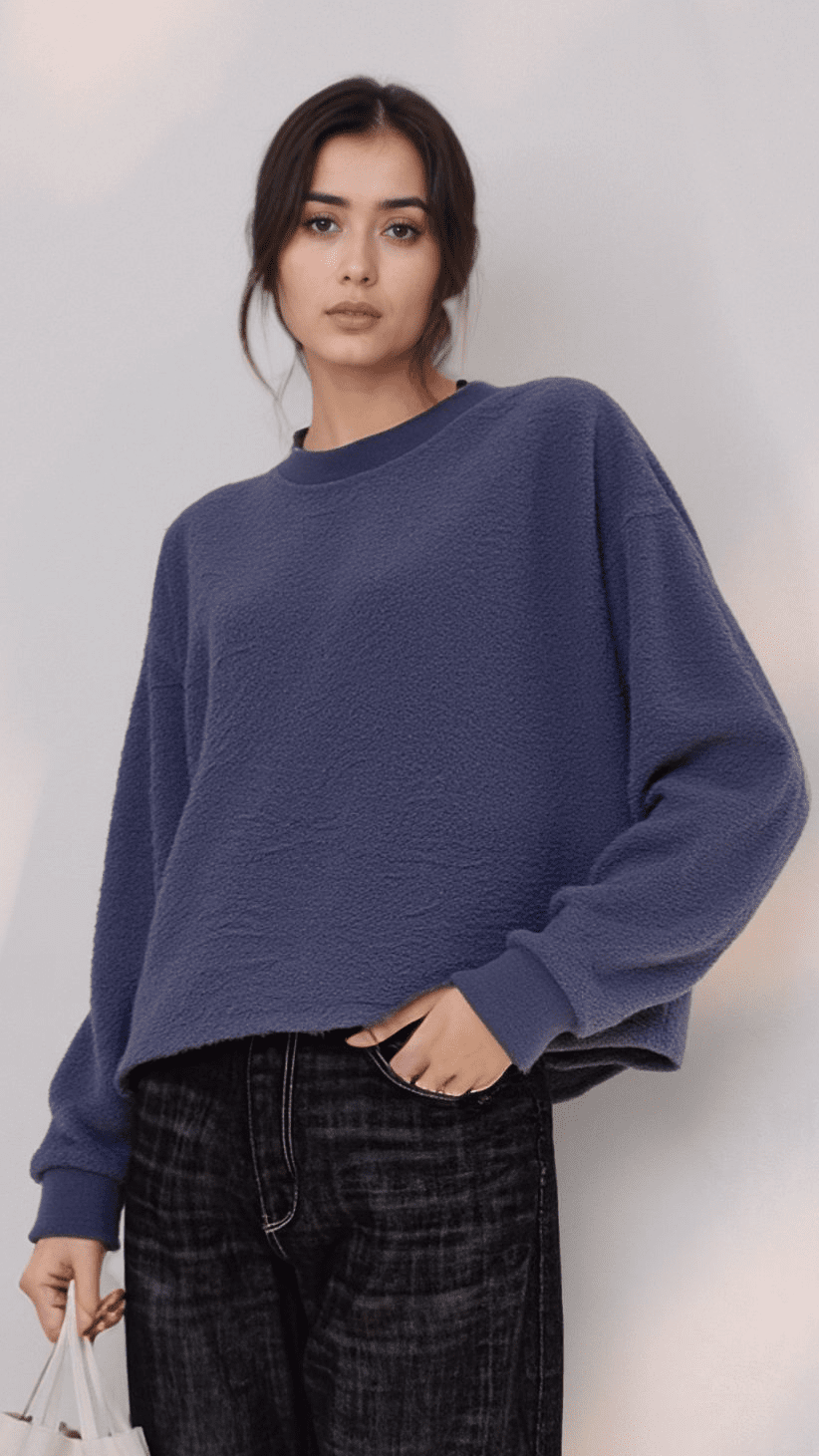 モヘア風ニットソー