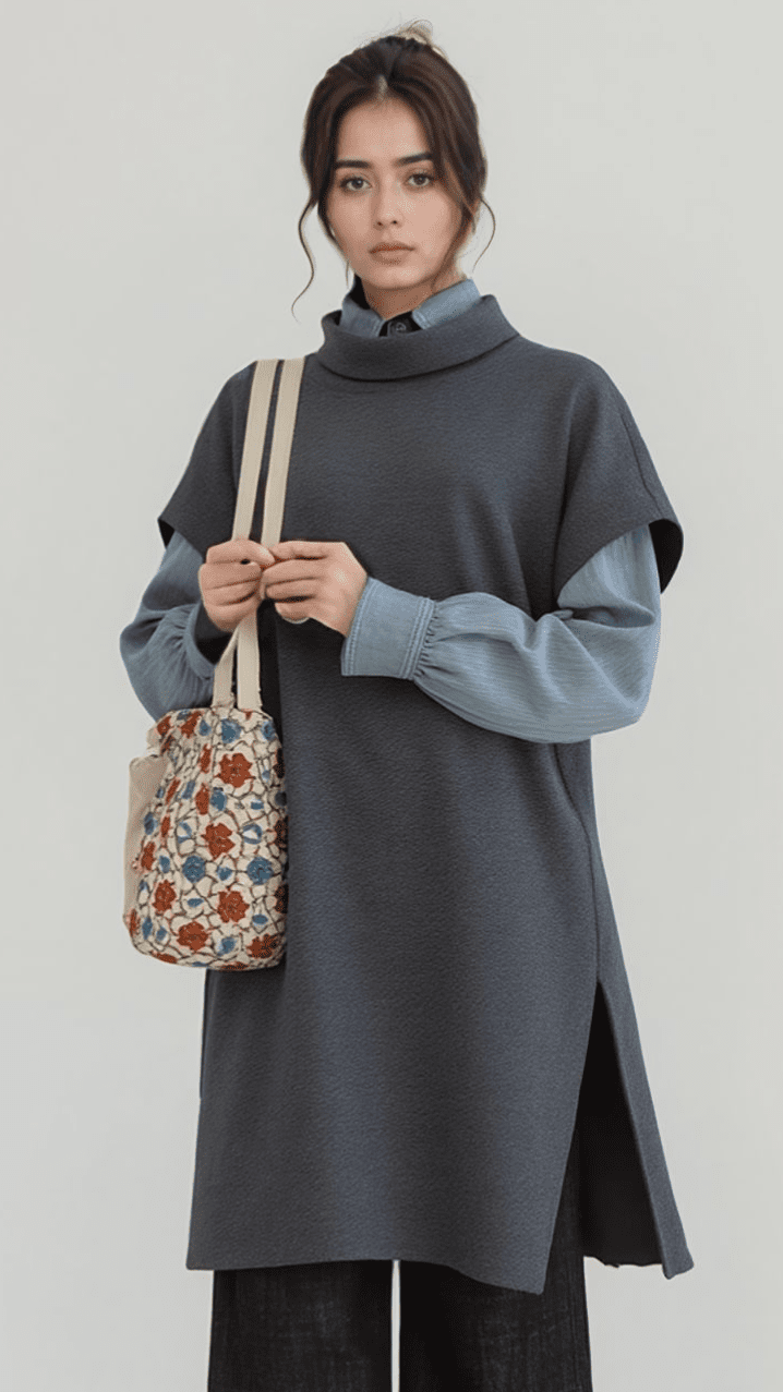 サイドオープンロングベスト – ITOUYA公式ホームページ