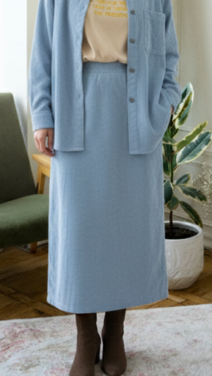 コーデュロイタイトスカート