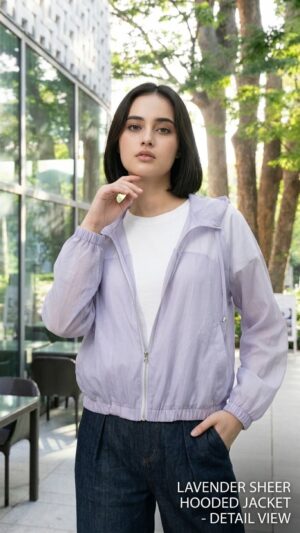 フード付きシアーフーディー