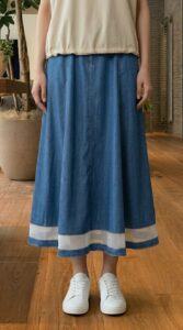 イージーデニムスカート