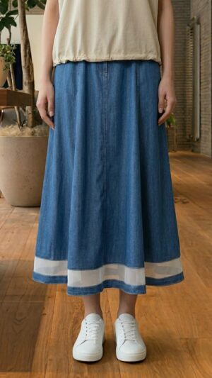イージーデニムスカート