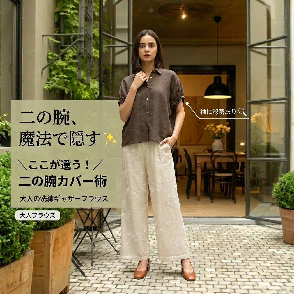＼ この「袖」に、秘密あり 🔍✨ ／