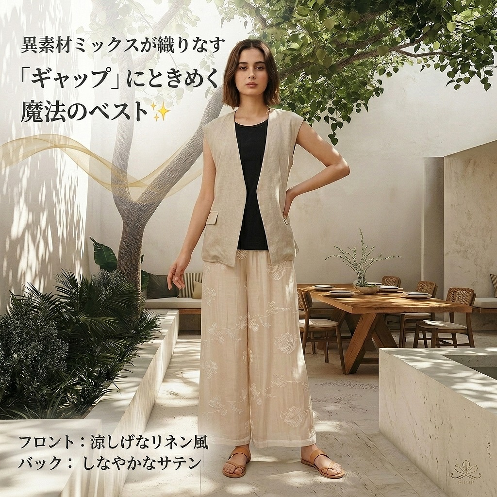 振り返れば、ときめく異素材マジック ✨