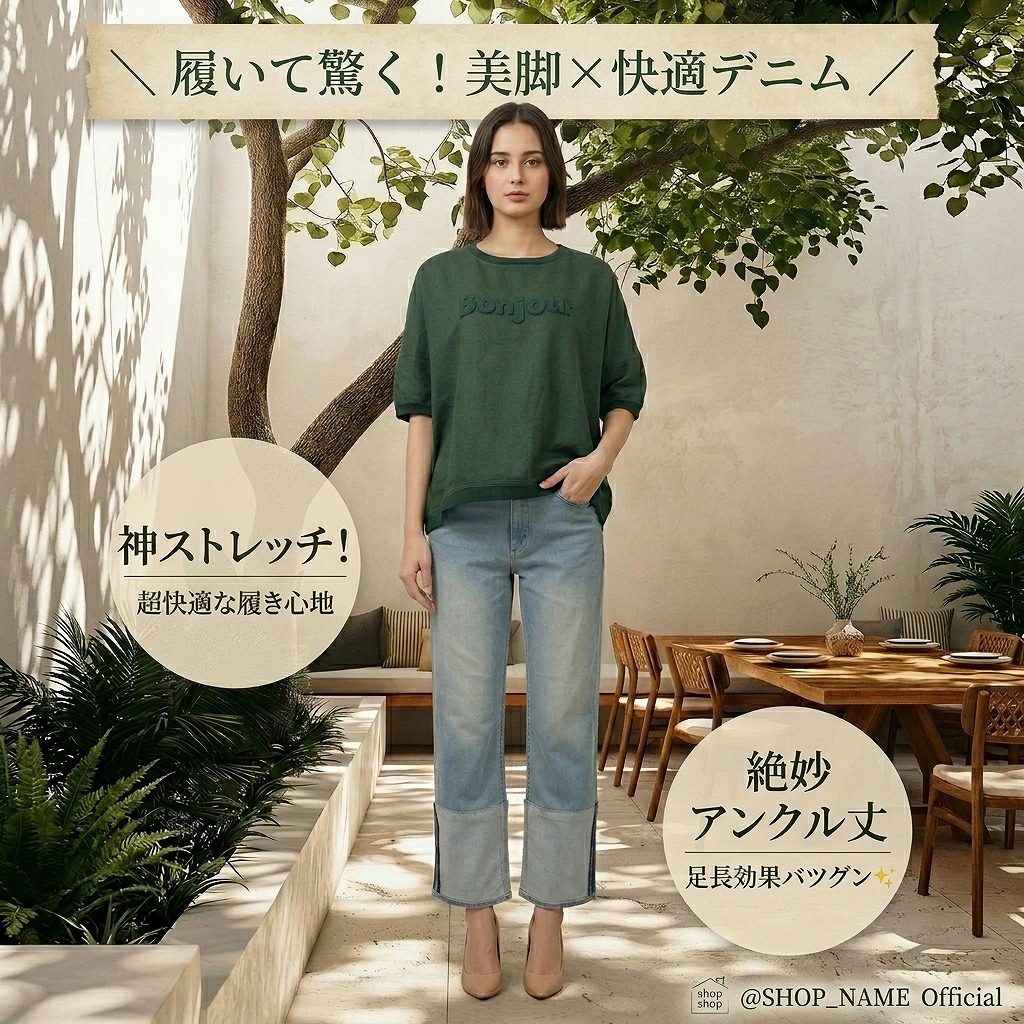 ＼ 履いて驚く！「美脚」と「楽ちん」の共演 ⚖️🤍 ／