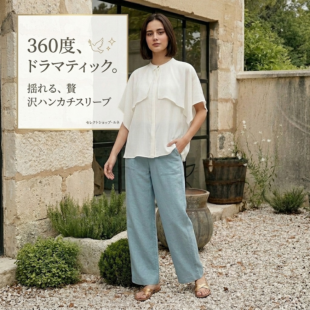 \ 袖がひらり、360度ドラマチック 🕊️✨ /