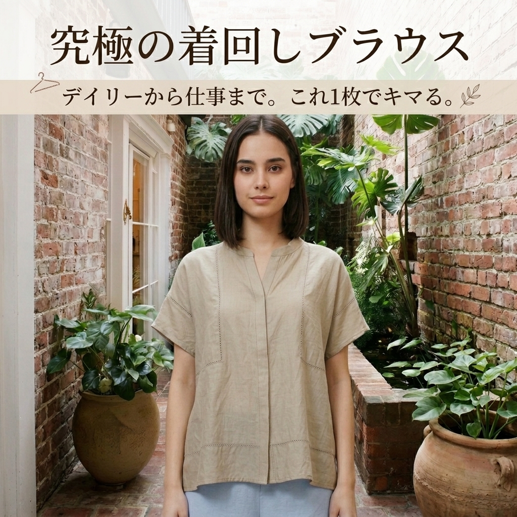＼ デイリーからお仕事、旅行まで。究極の着回しブラウス 🔄🎬 ／